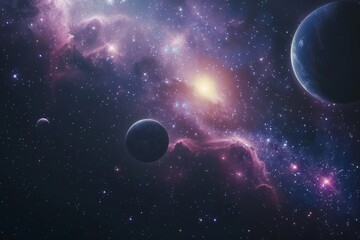 Obraz premium Beautiful Outer Space View