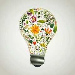Floral Light Bulb: A Creative Solution for Eco-Friendly Lighting
