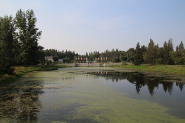Temple In The Garden, U of A Botanic Gardens, Devon, Alberta