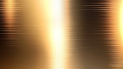 Minimalist Flat Vector Gradient of Shiny Golden Metal, Reflective Surface with Copy Space for Text