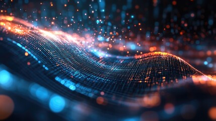 Abstract Horizon: A Futuristic Perspective on Technology and Light in Modern Design