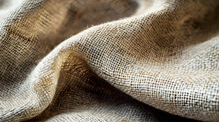 fabric surface with a coarse, woven texture in natural fibers, giving a rustic and homey feel