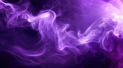 Abstract Smoke Wave: a Futuristic Illustration of Energy and Power