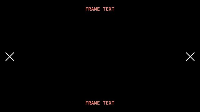 Frame Text and Icon On Centre Overlay
