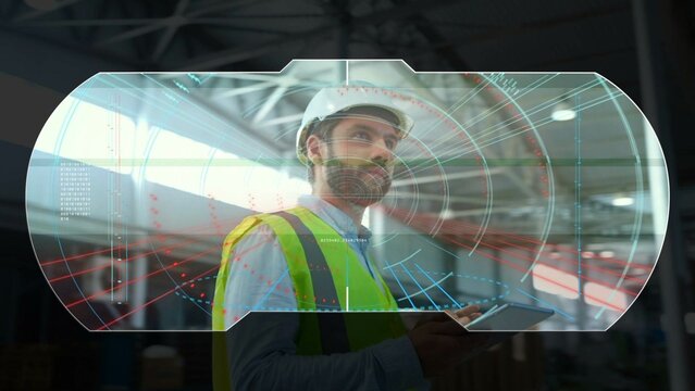 HUD Sci-Fi Interface Overlay Element