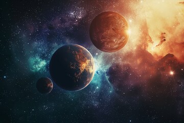 Obraz premium Beautiful Outer Space View