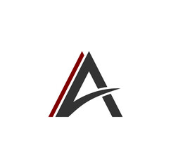 Letter A Logo Design Illustration