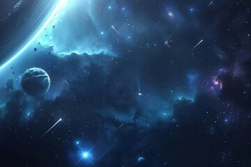 Obraz premium Beautiful Outer Space View