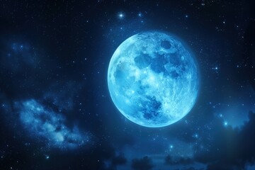 Obraz premium beautiful moon background