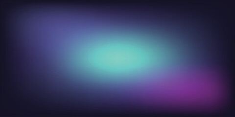 Aurora gradient color vector in blue, blend green and purple color for background design.