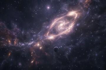 Fototapeta premium Beautiful Outer Space View