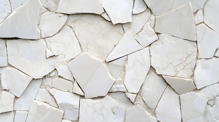 Abstract Marble Mosaic Tile Background, Featuring Irregular Shapes. Ideal for Contemporary Architectural Projects and Home Design Concepts