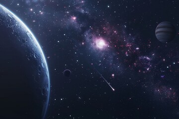 Obraz premium Beautiful Outer Space View