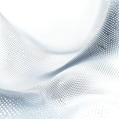 Elegant white gray modern bright wave halftone dotted art background. Business design.