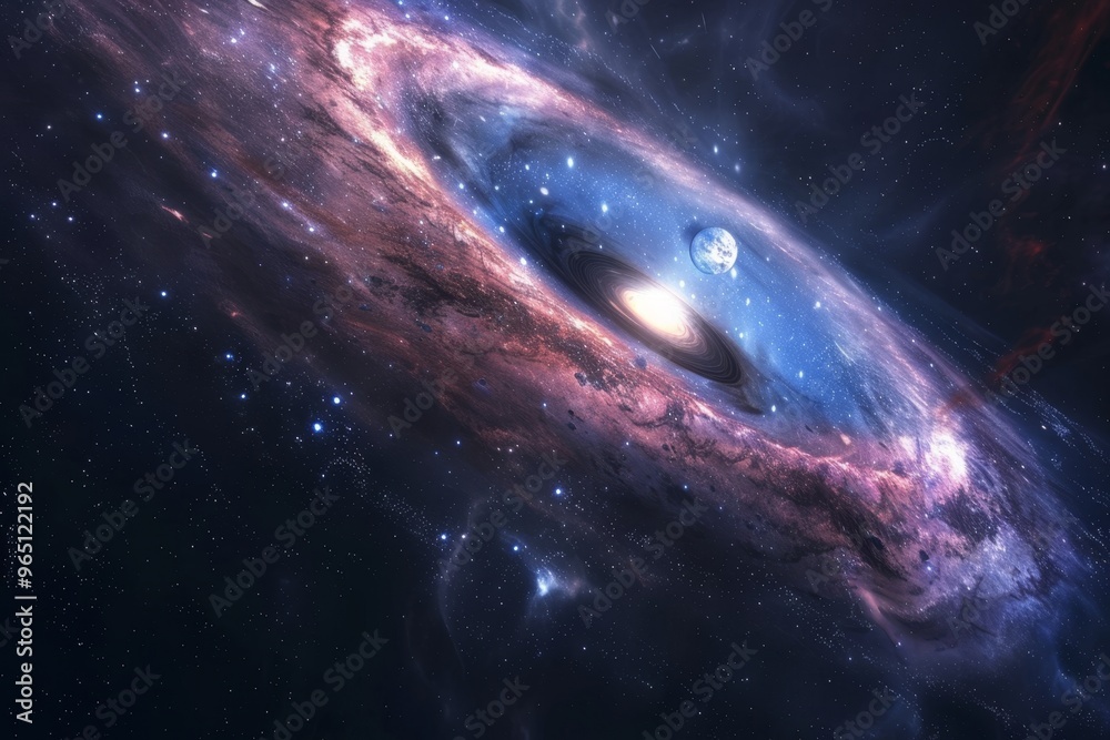 Wall mural beautiful outer space view
