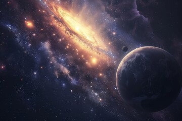 Obraz premium Beautiful Outer Space View