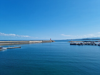 Obraz premium This is the scenery of Daepo Port on the East Sea of ​​Korea.