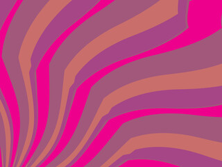 Vintage retro banner background. Colorful grunge wave wallpaper. Vector illustration. Twist party backround pattern.