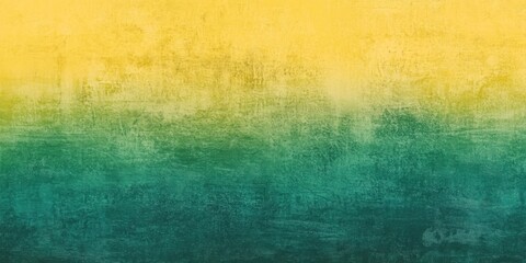 Obraz premium Vintage Green and Yellow Ombre Background with Subtle Gradient Transition