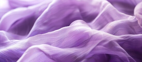 Obraz premium Lavender shiny silk fabric cloth texture background