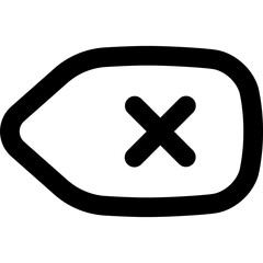 Obraz premium backspace