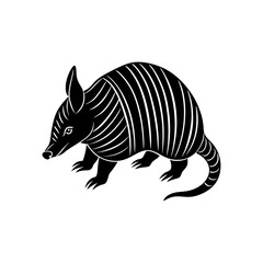 armadillo silhouette vector illustration sublimation