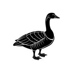 goose silhouette vector illustration sublimation