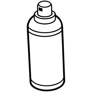 recommend clip art: deodorant outline coloring book page line art illustration digital drawing