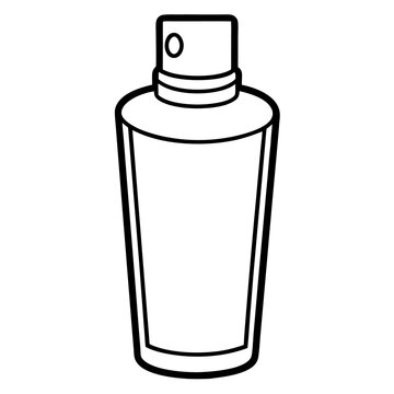 recommend clip art: deodorant outline coloring book page line art illustration digital drawing