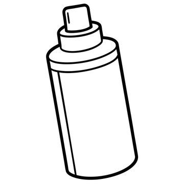 recommend clip art: deodorant outline coloring book page line art illustration digital drawing