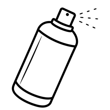 recommend clip art: deodorant outline coloring book page line art illustration digital drawing