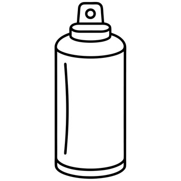 recommend clip art: deodorant outline coloring book page line art illustration digital drawing