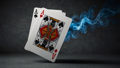 Obraz premium flush poker