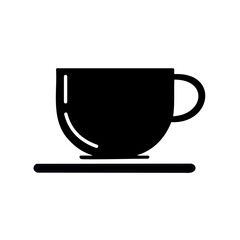 Coffee cup icon isolated on white background. Coffee cup vector icon