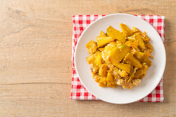 Stir Fried Pumpkin with Egg