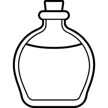 recommend clip art: dish soap outline coloring book page line art illustration digital drawing