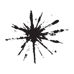 Black brush stroke set isolated on background. Paint brush stroke vector for ink paint, grunge design element, dirt banner, watercolor design, dirty texture. Trendy brush stroke, vector illustration