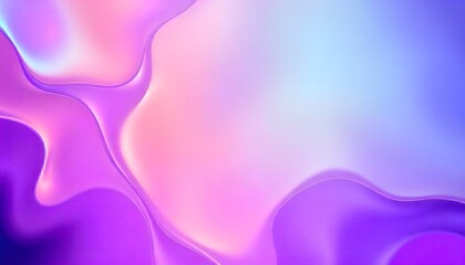 Obraz premium 3D modern wallpaper background is made up of a 3d holographic liquid wave, iridescent chrome fluid silk, and neon metal gradient effects.