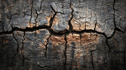 Charred Wood Texture
