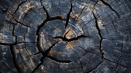 Charred Wood Texture