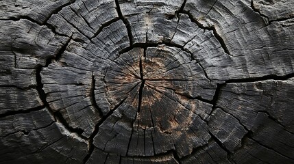 Charred Wood Texture