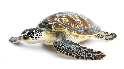 Fototapeta premium turtle isolated on white