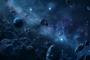 Fototapeta premium Beautiful Outer Space View