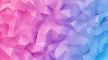 Fototapeta premium Modern geometric background design in origami style featuring vibrant gradients and abstract mosaic textures.