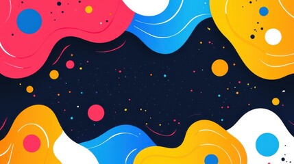 Experience vibrant, dynamic flow with bright lines in this modern digital glitch effect, perfect for landing pages and illustrations.