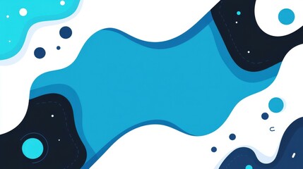 Explore the beauty of this blue liquid abstract background, perfect for social media and web designs. Wavy and modern