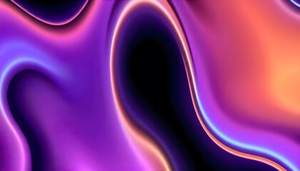 Colourful computer wallpaper Fluid Abstract hologram gradient background 