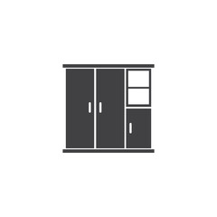 wardrobes icon vector illustration template