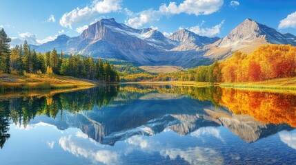Fototapeta premium lake in the mountains