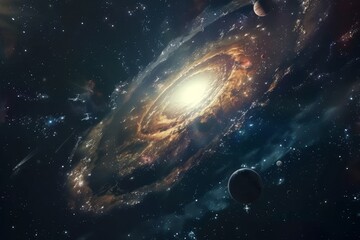 Fototapeta premium Beautiful Outer Space View